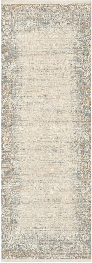Karastan Solitude Mandawa Cream Dark Grey Area Rug 