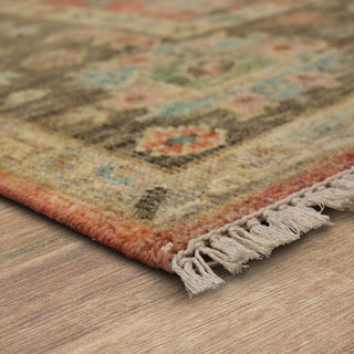 Karastan Sundar Mandir Rust Area Rug Angle Image