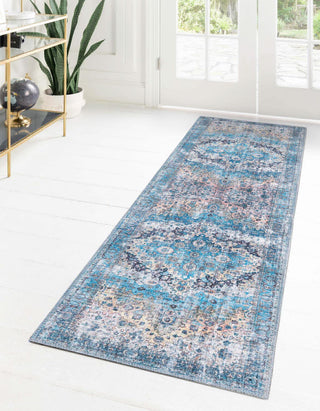 Unique Loom Mangata T-MNG10 Blue Area Rug