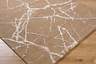 Surya Marmo MAO-2301 Taupe Area Rug Corner Shot