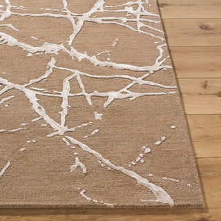 Surya Marmo MAO-2301 Taupe Area Rug Angle