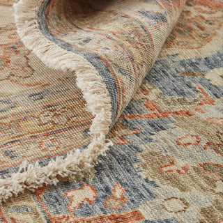 Havila Fine Rugs Mughal H1756 Blue/Rust Area Rug