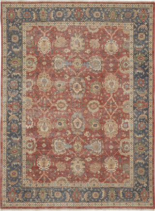 Havila Fine Rugs Mughal H1762 Red/Blue Area Rug