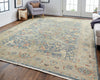 Havila Fine Rugs Mughal H1766 Blue/Multi Area Rug Lifestyle Image Feature