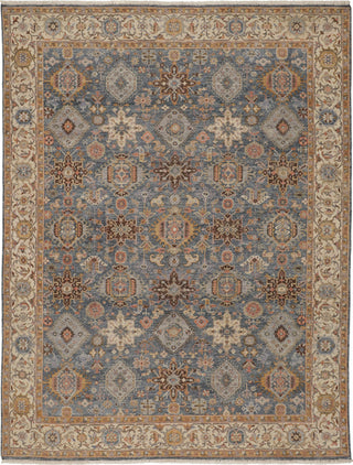 Havila Fine Rugs Mughal H1772 Blue/Gold Area Rug