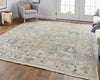 Havila Fine Rugs Mughal H1819 Gray/Blue Area Rug Lifestyle Image Feature