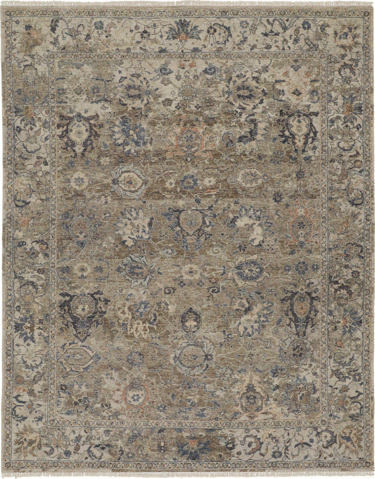 Havila Fine Rugs Mughal H1772 Blue/Gold Area Rug – Incredible Rugs and ...