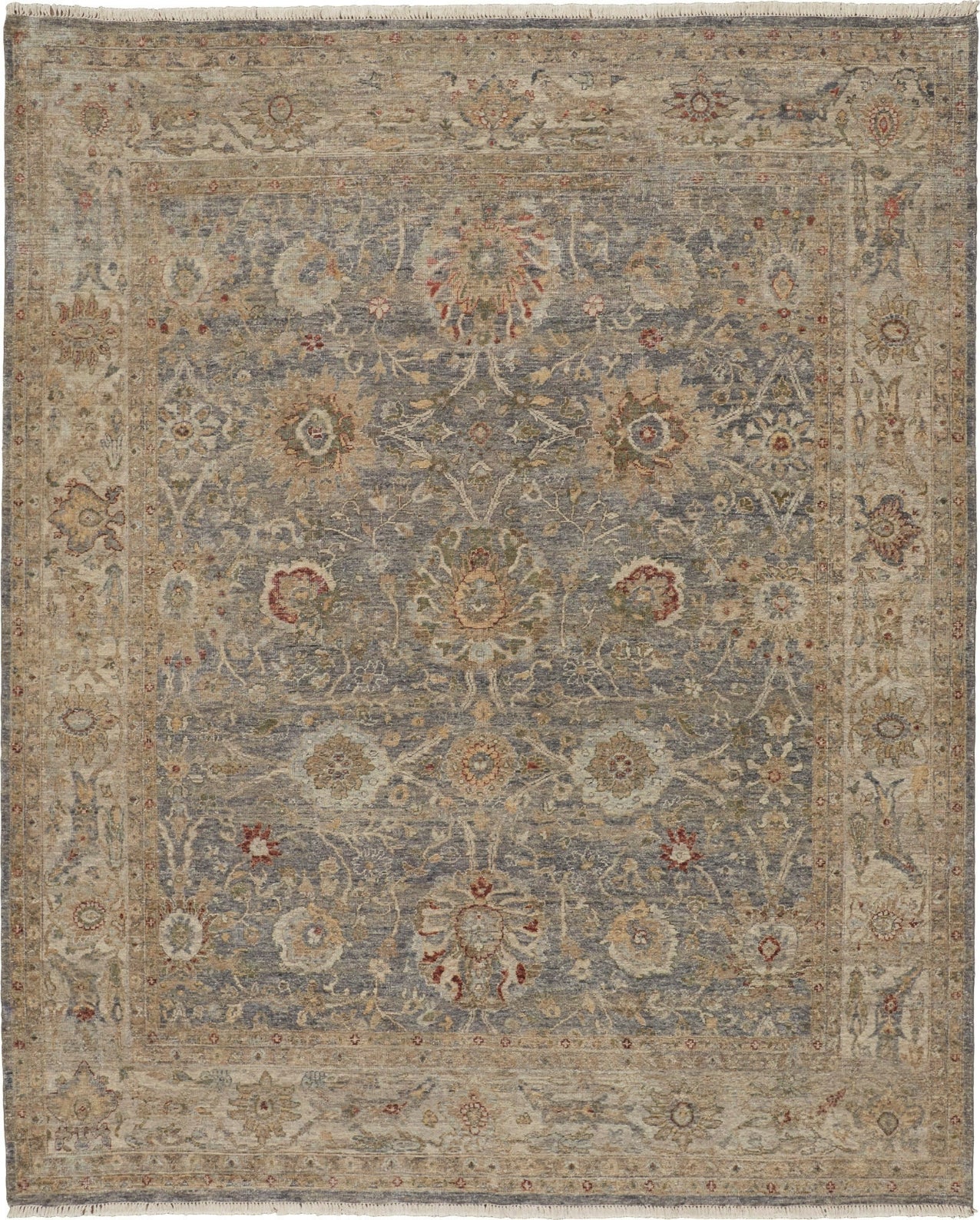 Havila Fine Rugs Mughal H1772 Blue/Gold Area Rug – Incredible Rugs and ...