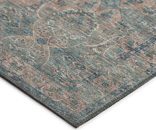 Dalyn Marbella MB5 Mineral Blue Area Rug Corner Image