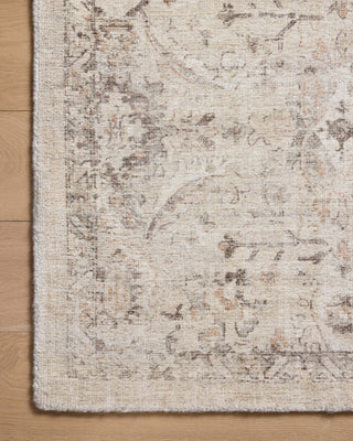 Loloi Marcella MAC-03 Cream / Pebble Area Rug Corner Image