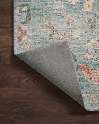 Loloi Margot MAT-06 Denim/Multi Area Rug Backing Image