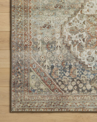 Loloi Margot MAT-09 Sage / Multi Area Rug Corner Image