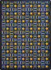 Joy Carpets Any Day Matinee Marquee Star Blue Area Rug