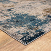 Karastan Tryst Marseille Blue Area Rug Angle Image