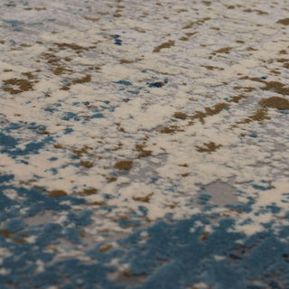 Karastan Tryst Marseille Blue Area Rug Detail Image