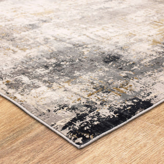 Karastan Tryst Marseille Grey Area Rug Angle Image