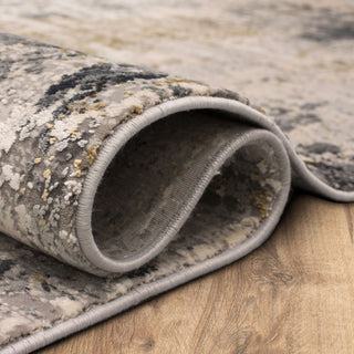 Karastan Tryst Marseille Grey Area Rug Detail Image