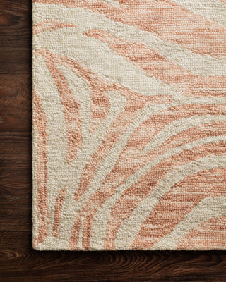 Loloi Masai MAS-01 Blush/Ivory Area Rug Corner Image