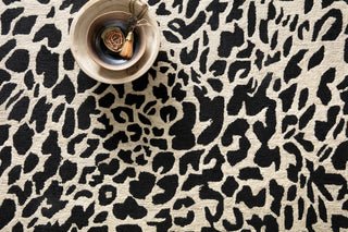Loloi Masai MAS-02 Black/Ivory Area Rug Lifestyle Image Feature