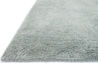 Loloi Mason Shag MH-01 Grey Mist Area Rug Corner Shot