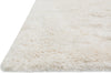 Loloi Mason Shag MH-01 Ivory Area Rug Corner Shot