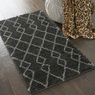 Nourison Martil MAT01 Charcoal Area Rug Corner Image