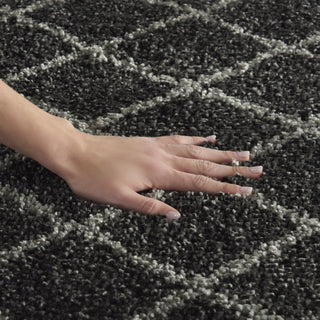 Nourison Martil MAT01 Charcoal Area Rug Room Image Feature