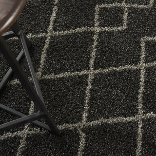 Nourison Martil MAT01 Charcoal Area Rug Corner Image
