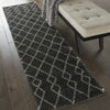 Nourison Martil MAT01 Charcoal Area Rug Corner Image