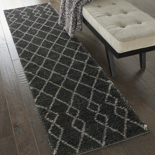 Nourison Martil MAT01 Charcoal Area Rug Corner Image