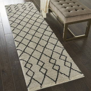 Nourison Martil MAT01 Charcoal Area Rug Corner Image