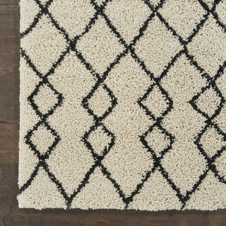 Nourison Martil MAT01 Ivory/Charcoal Area Rug Detail Image