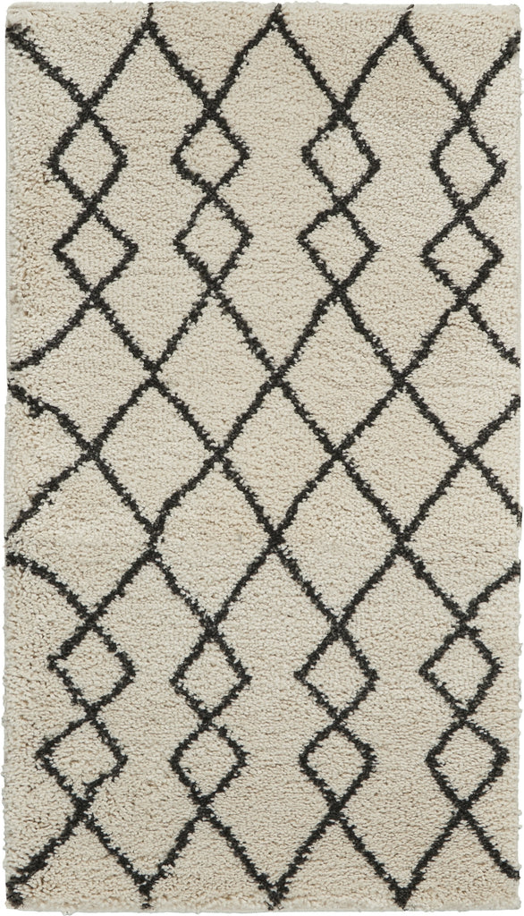 Nourison Martil MAT01 Ivory/Charcoal Area Rug main image