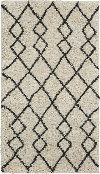Nourison Martil MAT01 Ivory/Charcoal Area Rug main image