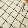 Nourison Martil MAT01 Ivory/Charcoal Area Rug Corner Image