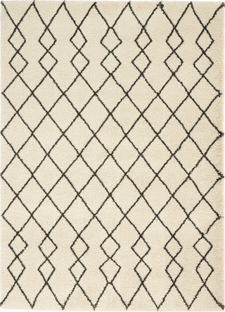 Nourison Martil MAT01 Ivory/Charcoal Area Rug Main Image