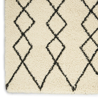 Nourison Martil MAT01 Ivory/Charcoal Area Rug Texture Image