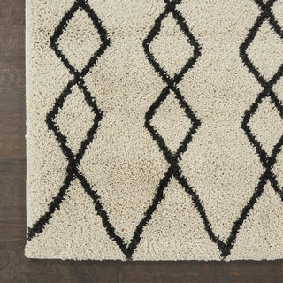 Nourison Martil MAT01 Ivory/Charcoal Area Rug Detail Image