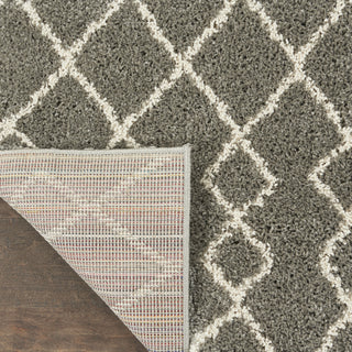 Nourison Martil MAT01 Silver Area Rug Corner Image