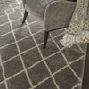 Nourison Martil MAT01 Silver Area Rug Corner Image