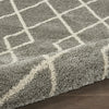 Nourison Martil MAT01 Silver Area Rug Corner Image