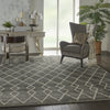 Nourison Martil MAT01 Silver Area Rug Room Image Feature
