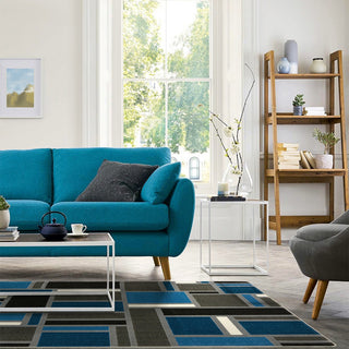 Joy Carpets First Take Matilda Sapphire Area Rug