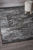 LR Home Matrix 81173 Jet Black/Titanium Area Rug Lifestyle Image Feature