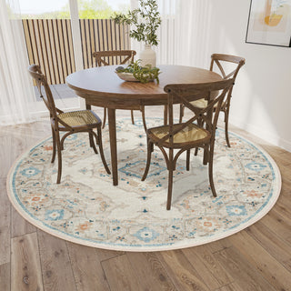 Dalyn Marbella MB1 Ivory Area Rug