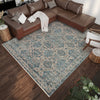 Dalyn Marbella MB5 Mineral Blue Area Rug Lifestyle Image Feature