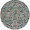 Dalyn Marbella MB5 Mineral Blue Area Rug Round Main Image