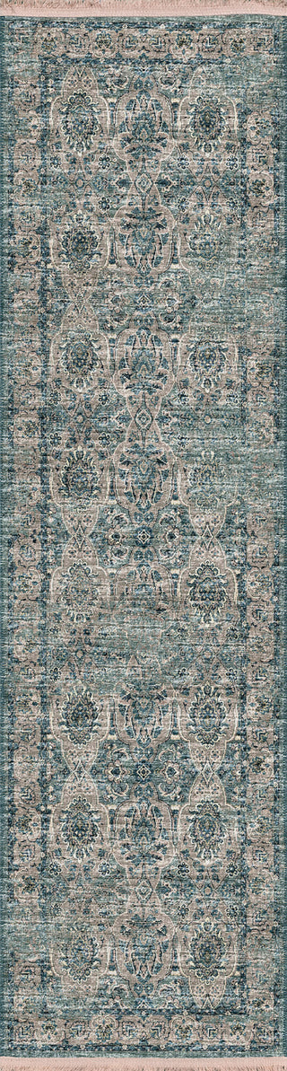 Dalyn Marbella MB5 Mineral Blue Area Rug Runner Main Image