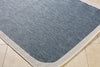 Livabliss Miami Beach MBH-2300 Blue Area Rug Corner Shot