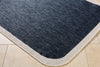 Livabliss Miami Beach MBH-2301 Dark Blue Area Rug Corner Shot